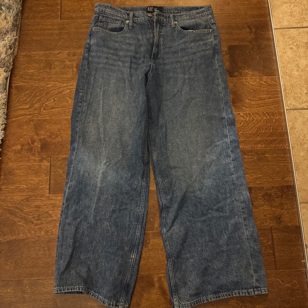 GAP Denim Light Blue Wide Leg Jeans